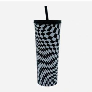 Vans Family Exclusive Insulated Tall Tumbler Checkered Black/White 24 oz./700ml.